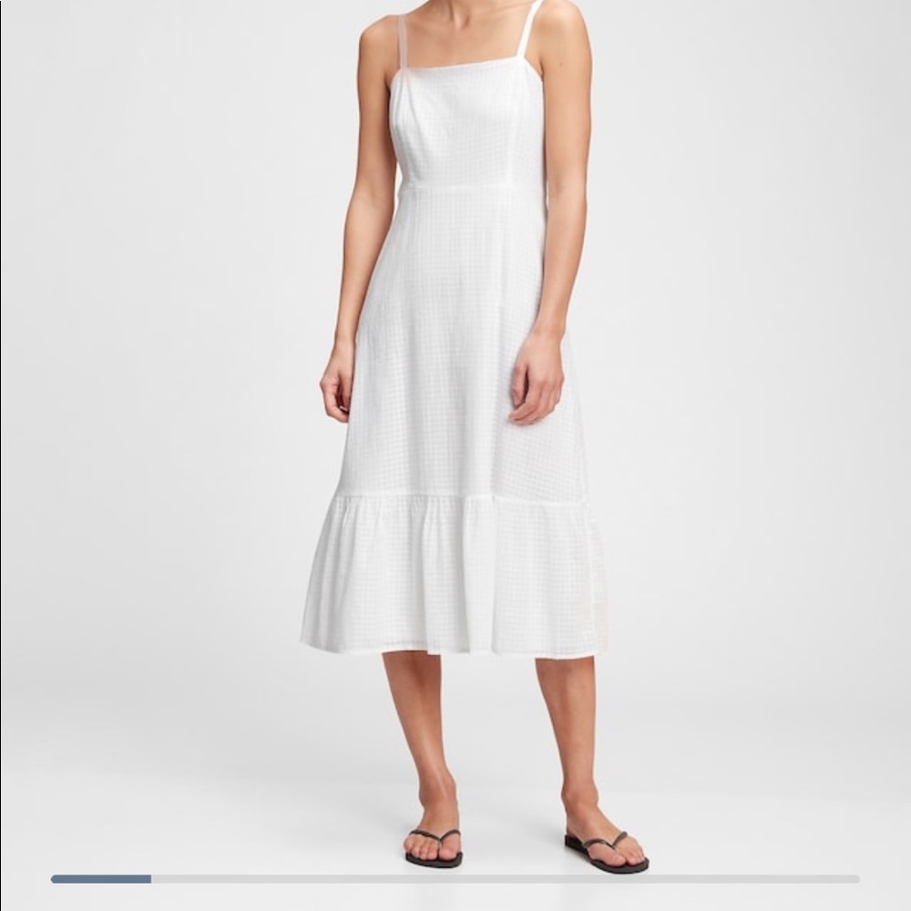White Gap Midi Dress Size 2